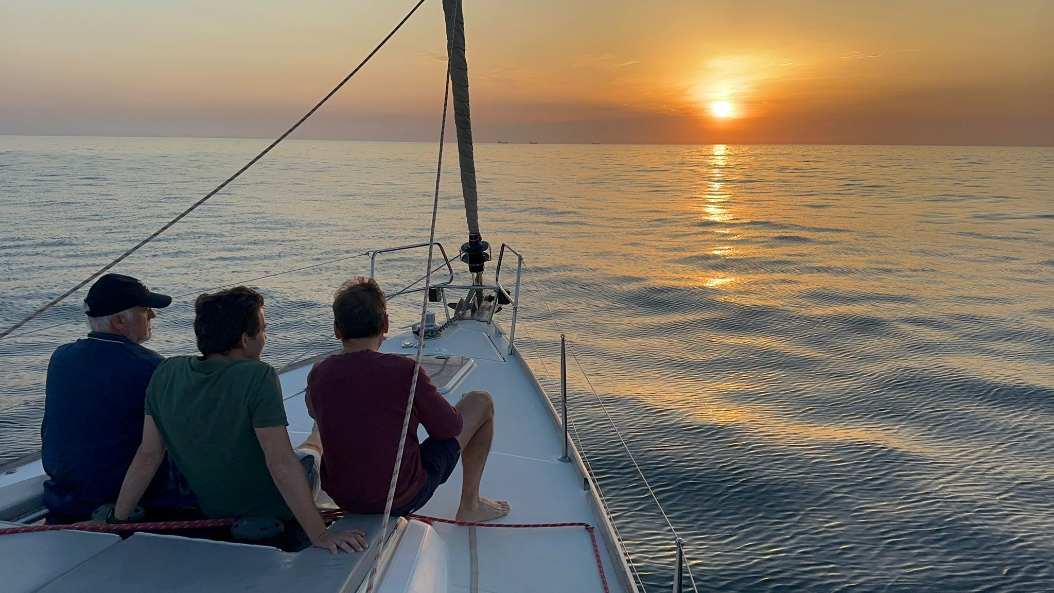 Puestas de sol en barco